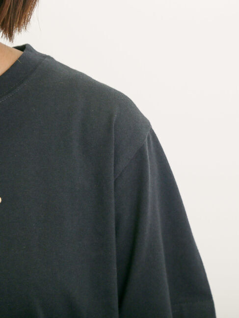 Samansa Mos2「花瓶柄コード刺繍Tシャツ」|Tシャツ・カットソー|