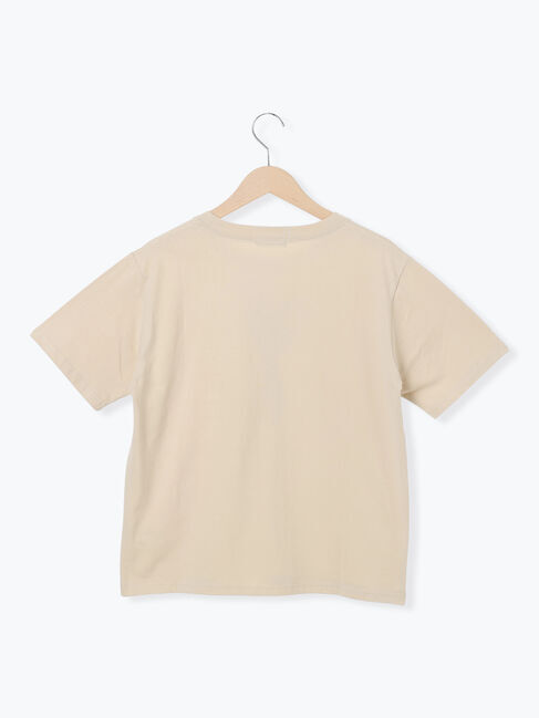 Samansa Mos2「花瓶柄コード刺繍Tシャツ」|Tシャツ・カットソー|