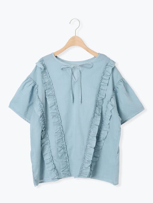 Samansa Mos2「フリル前後2WAYブラウス」|シャツ・ブラウス|