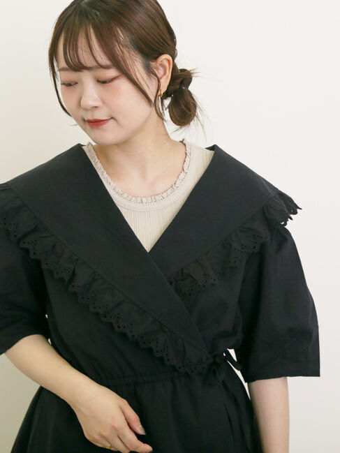 Samansa Mos2「◎カシュクールレースブラウス」|シャツ・ブラウス|