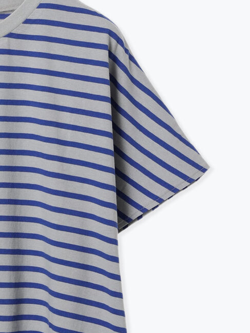 Samansa Mos2 blue「【USAコットン】アソートフレンチスリーブTシャツ」|Tシャツ・カットソー|