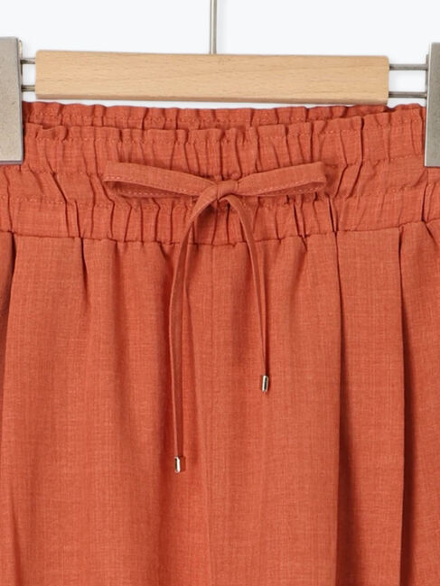 Samansa Mos2 blue「リネンタッチイージーパンツ」|その他|