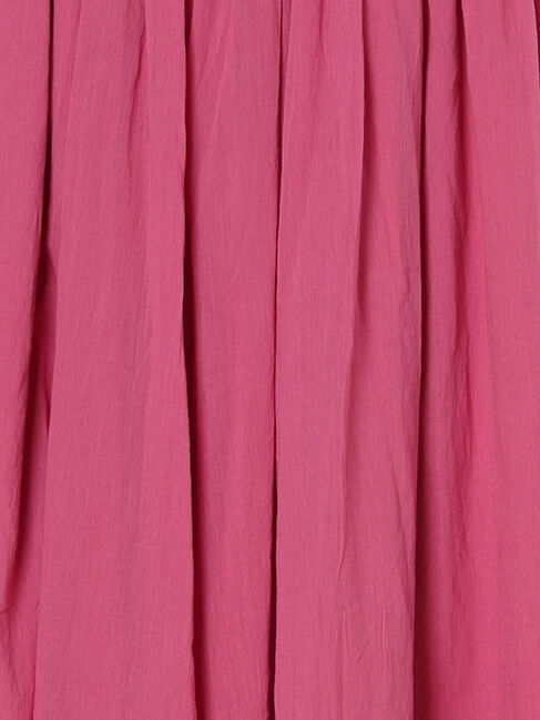 Samansa Mos2 blue「【Made in India】ボイルギャザースカート」|スカート|