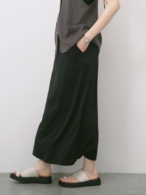 Samansa Mos2 blue「ポンチナロースカート」|スカート|