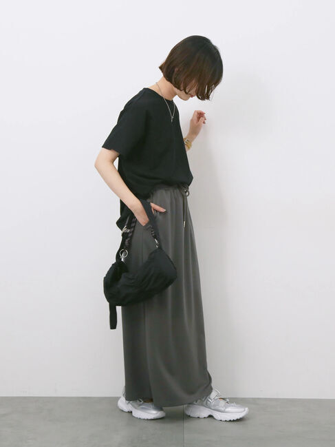 Samansa Mos2 blue「ポンチナロースカート」|スカート|