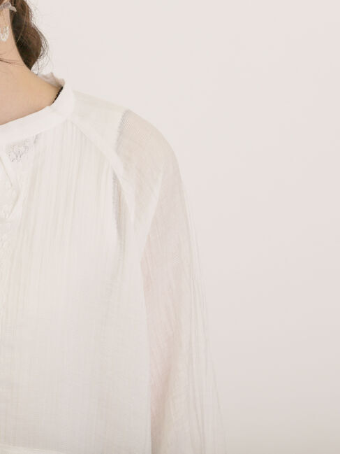 Samansa Mos2「【S/Mサイズ】◎レース切替ワンピース」|ワンピース|