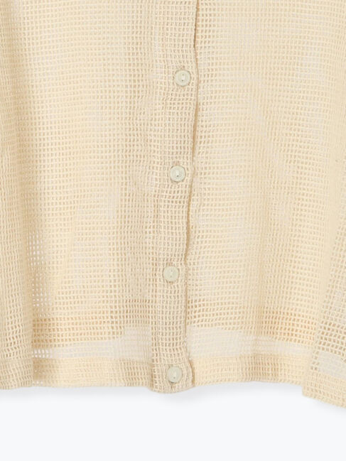 Samansa Mos2「前後2WAYメッシュレースカーディガン」|カーディガン|