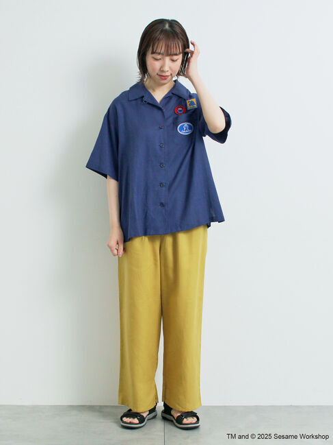 SM2「【SESAME STREET meets SM2】ワッペン付きボウリングシャツ」|シャツ・ブラウス|
