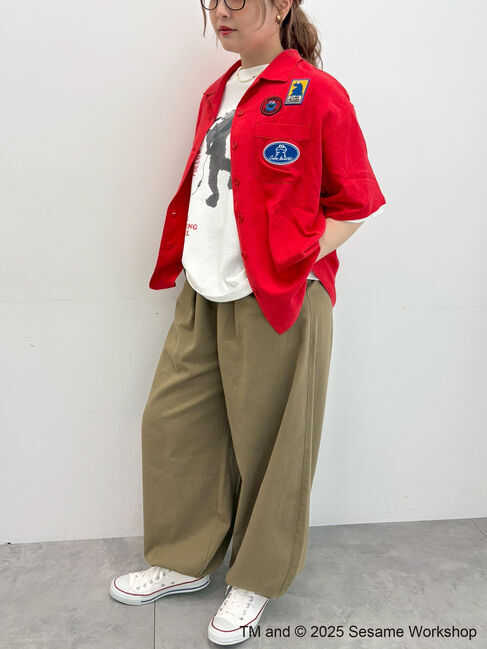 SM2「【SESAME STREET meets SM2】ワッペン付きボウリングシャツ」|シャツ・ブラウス|