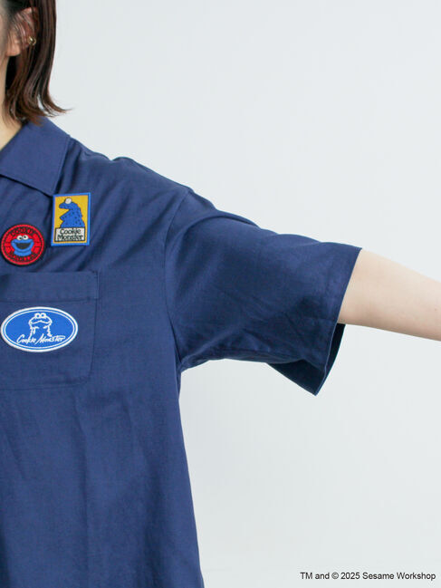 SM2「【SESAME STREET meets SM2】ワッペン付きボウリングシャツ」|シャツ・ブラウス|