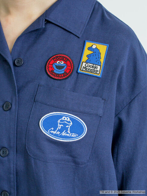 SM2「【SESAME STREET meets SM2】ワッペン付きボウリングシャツ」|シャツ・ブラウス|