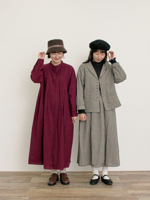 Samansa Mos2「【Cross&times;Linen】タックワンピース《S/Mサイズ》」|ワンピース|