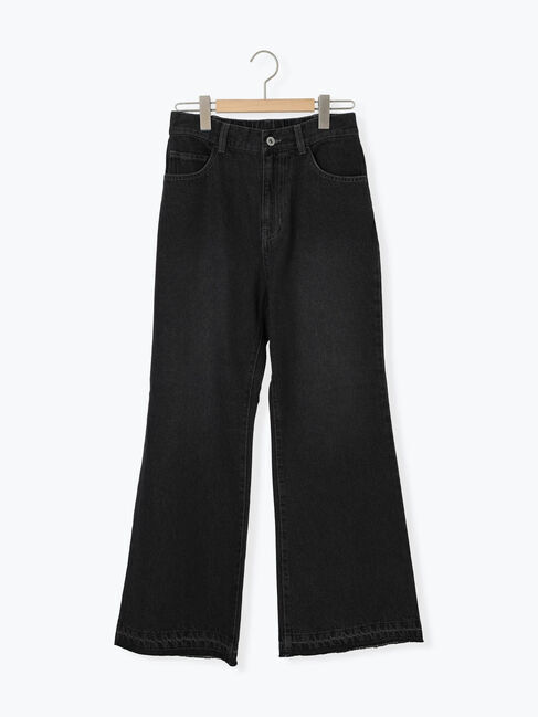 Samansa Mos2 blue「【ECO DENIM 】 フレアパンツ」|その他|