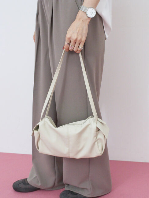 Samansa Mos2 blue「ダブルストラップミニバッグ」|その他|