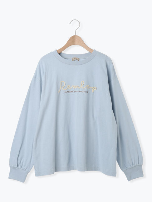 Samansa Mos2「コード刺繍長袖Tシャツ」|Tシャツ・カットソー|