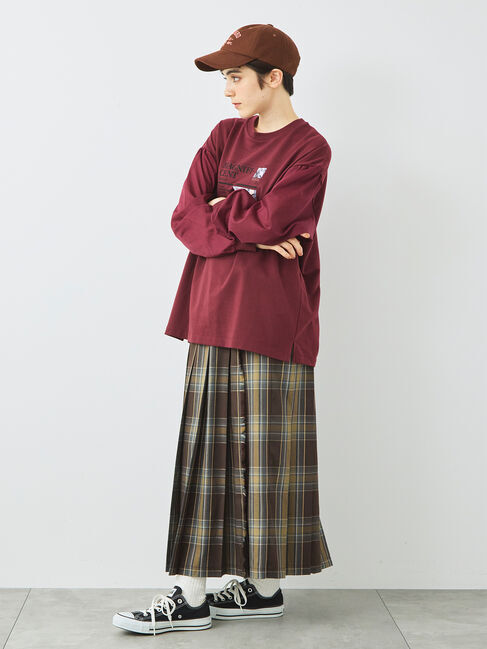 SM2「袖布帛インレイロゴプルオーバー」|Tシャツ・カットソー|