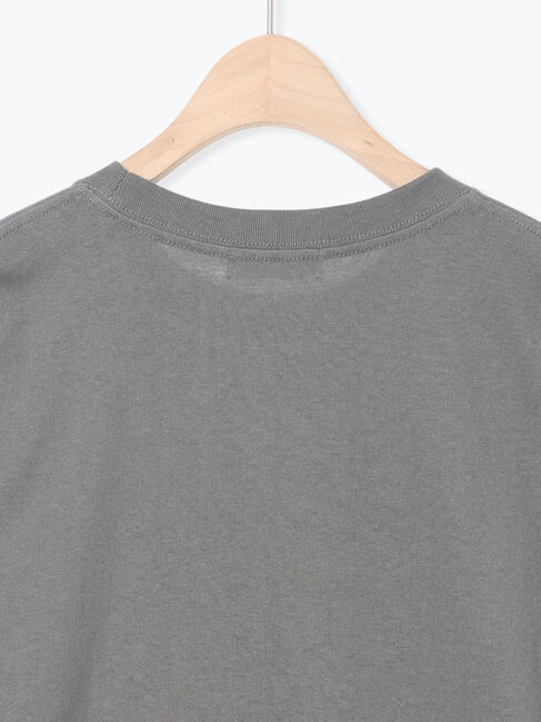 Samansa Mos2 blue「袖シフォンレイヤードプルオーバー」|Tシャツ・カットソー|