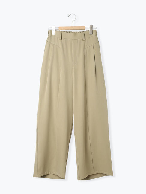 Samansa Mos2 blue「切り替えタックパンツ」|その他|