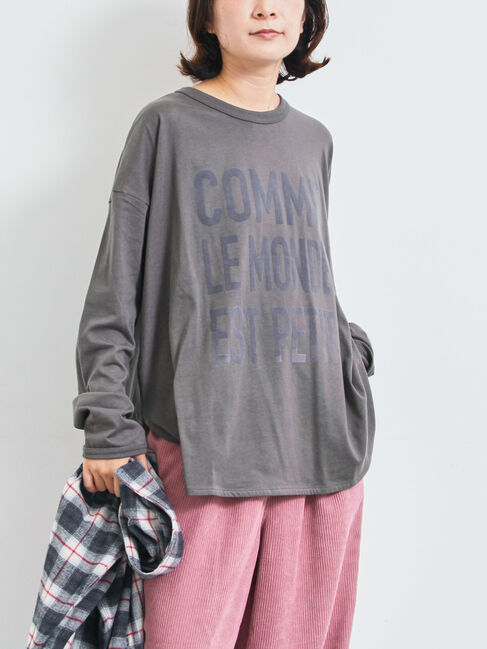 SM2「アソートロゴロンT」|Tシャツ・カットソー|チャコールグレー