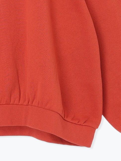 Samansa Mos2「飛び裏毛ざっくり刺繍ロゴスウェット」|Tシャツ・カットソー|