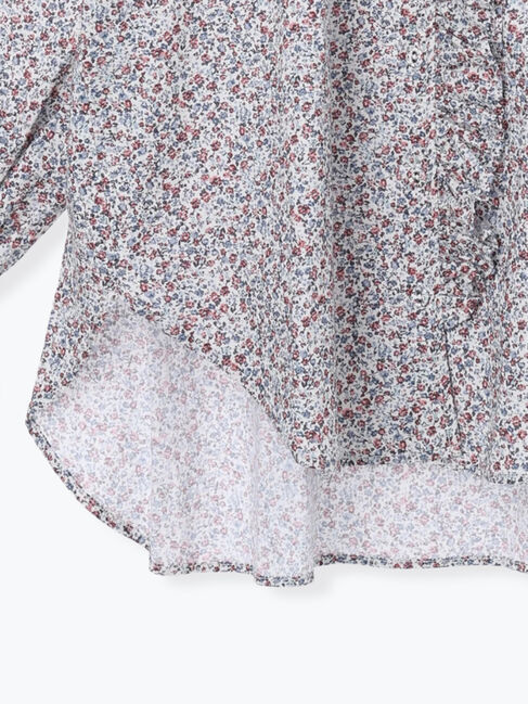 Samansa Mos2「【ゆべし&times;Samansa Mos2】フリルブラウス」|シャツ・ブラウス|