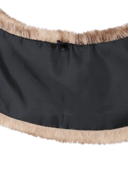 Samansa Mos2「【ゆべし&times;Samansa Mos2】ティペット付リブニット」|ニット・セーター|