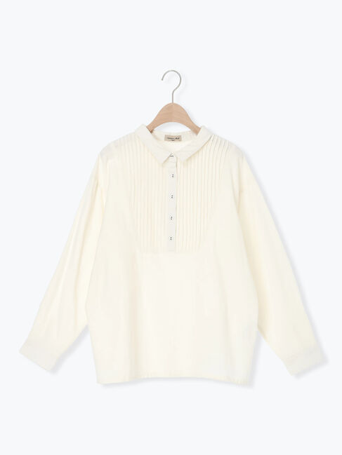 Samansa Mos2「切替ピンタックブラウス」|シャツ・ブラウス|