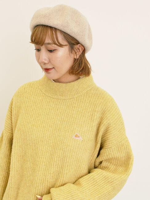 Samansa Mos2「【KELTY&times;Samansa Mos2】モックネックニット」|ニット・セーター|イエロー