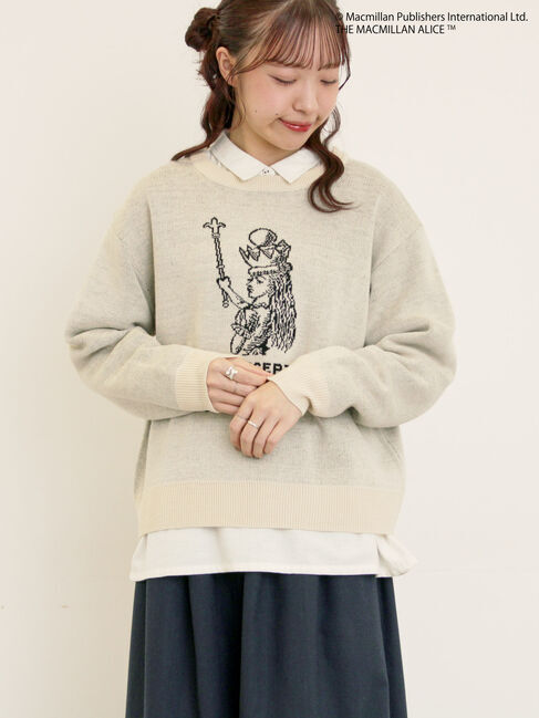 Samansa Mos2「【Alice&times;Samansa Mos2】ジャカードニット」|ニット・セーター|