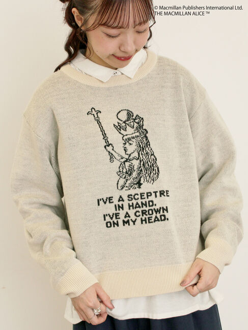 Samansa Mos2「【Alice&times;Samansa Mos2】ジャカードニット」|ニット・セーター|