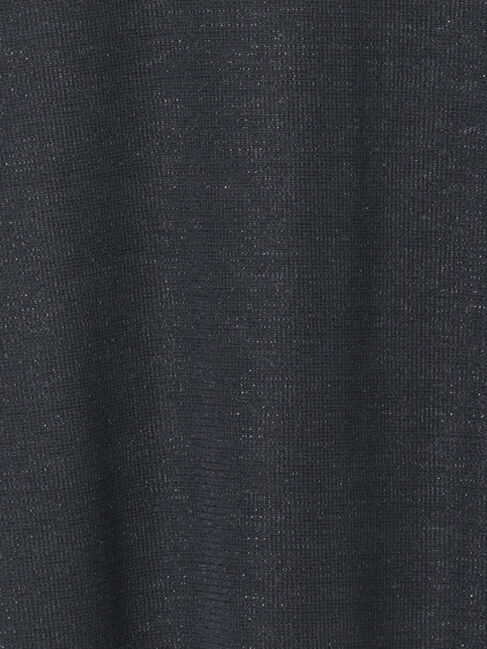 Samansa Mos2 blue「ラメリブプルオーバー」|Tシャツ・カットソー|