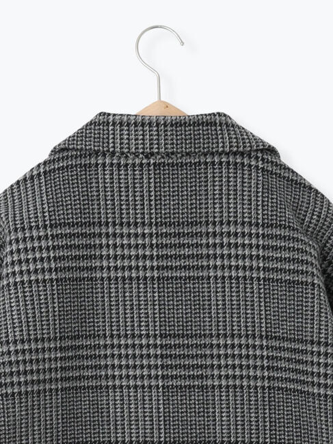 Samansa Mos2 blue「チェックテーラードジャケット」|その他|