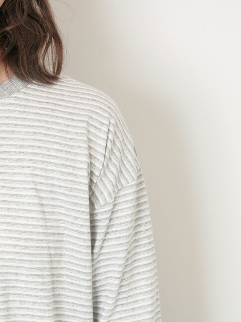 Samansa Mos2「天竺ベーシックロンT」|Tシャツ・カットソー|