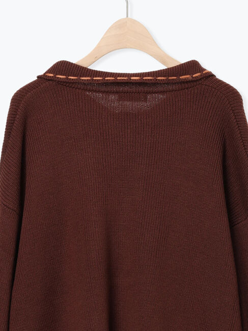 Samansa Mos2「◎ステッチカーディガン」|カーディガン|