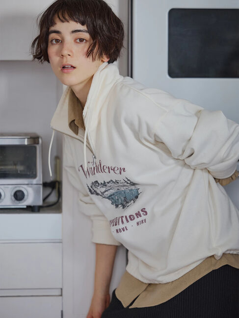 SM2「裏起毛ハーフジッププルオーバー」|Tシャツ・カットソー|