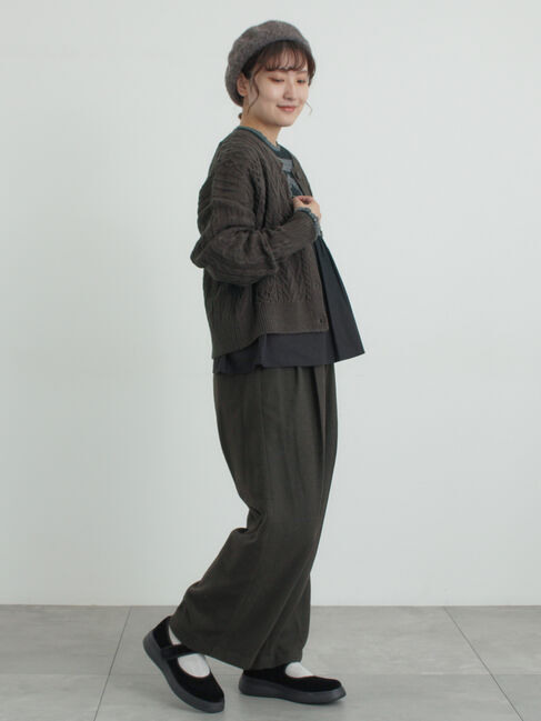 Samansa Mos2「胸元モチーフ刺繍レースブラウス」|シャツ・ブラウス|