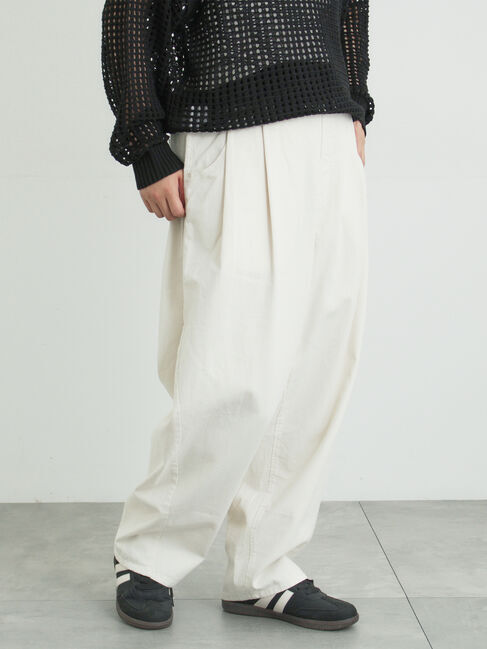 Samansa Mos2「ツータックカーブパンツ」|その他|