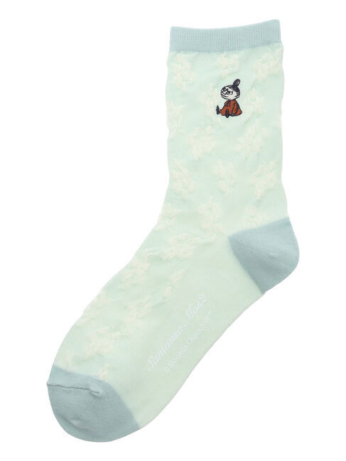 Samansa Mos2「【MOOMIN&times;SamansaMos2】リトルミイ刺繍花柄ソックス」|ソックス|