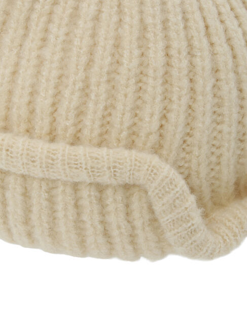 Samansa Mos2 Lagom「リブニットフライトキャップ」|その他|