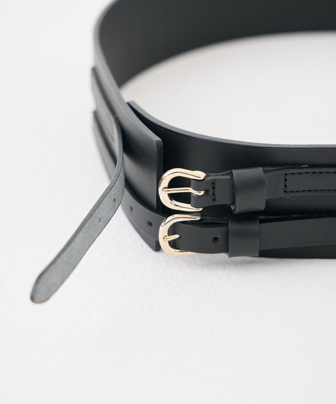 INED「ダブルバックルベルト」|ベルト|