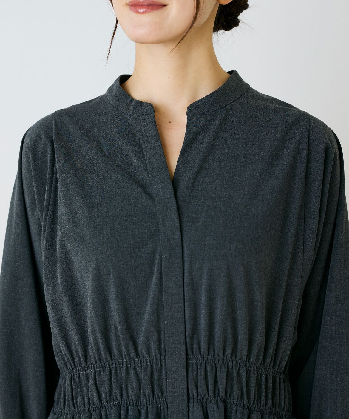 INED「バンドカラーワンピース」|ワンピース|