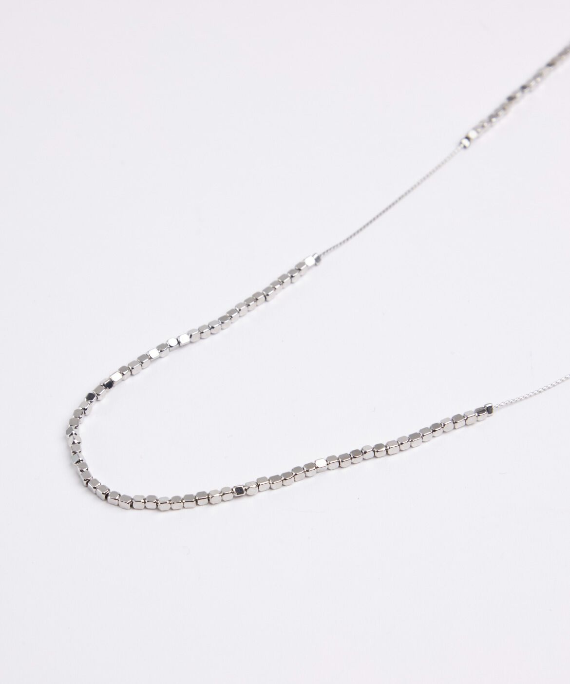 ef-de Black「カットビーズロングネックレス」|ネックレス|