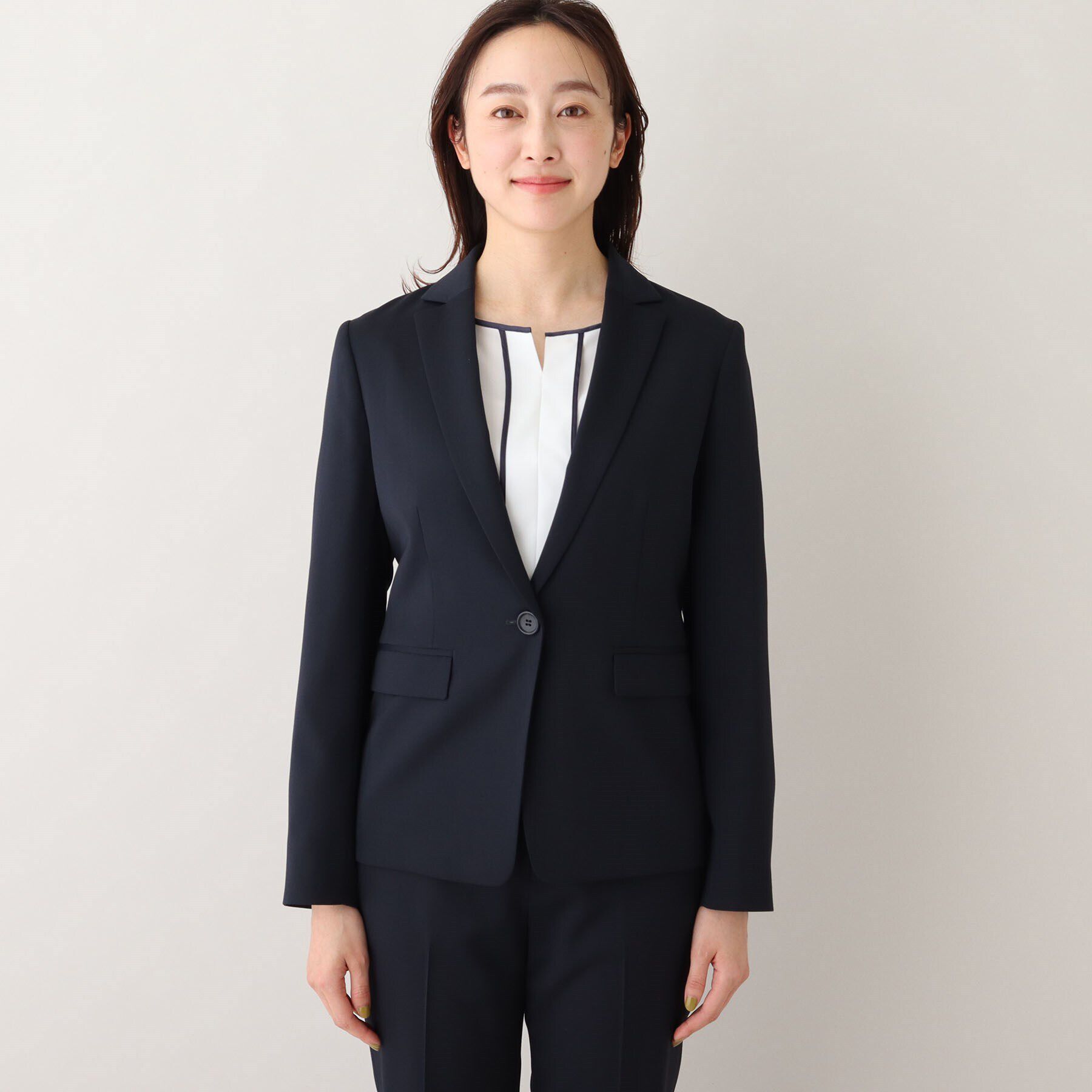 UNTITLED「【軽くて快適！】ウール混 ストレッチテーラードジャケット」|テーラードジャケット|