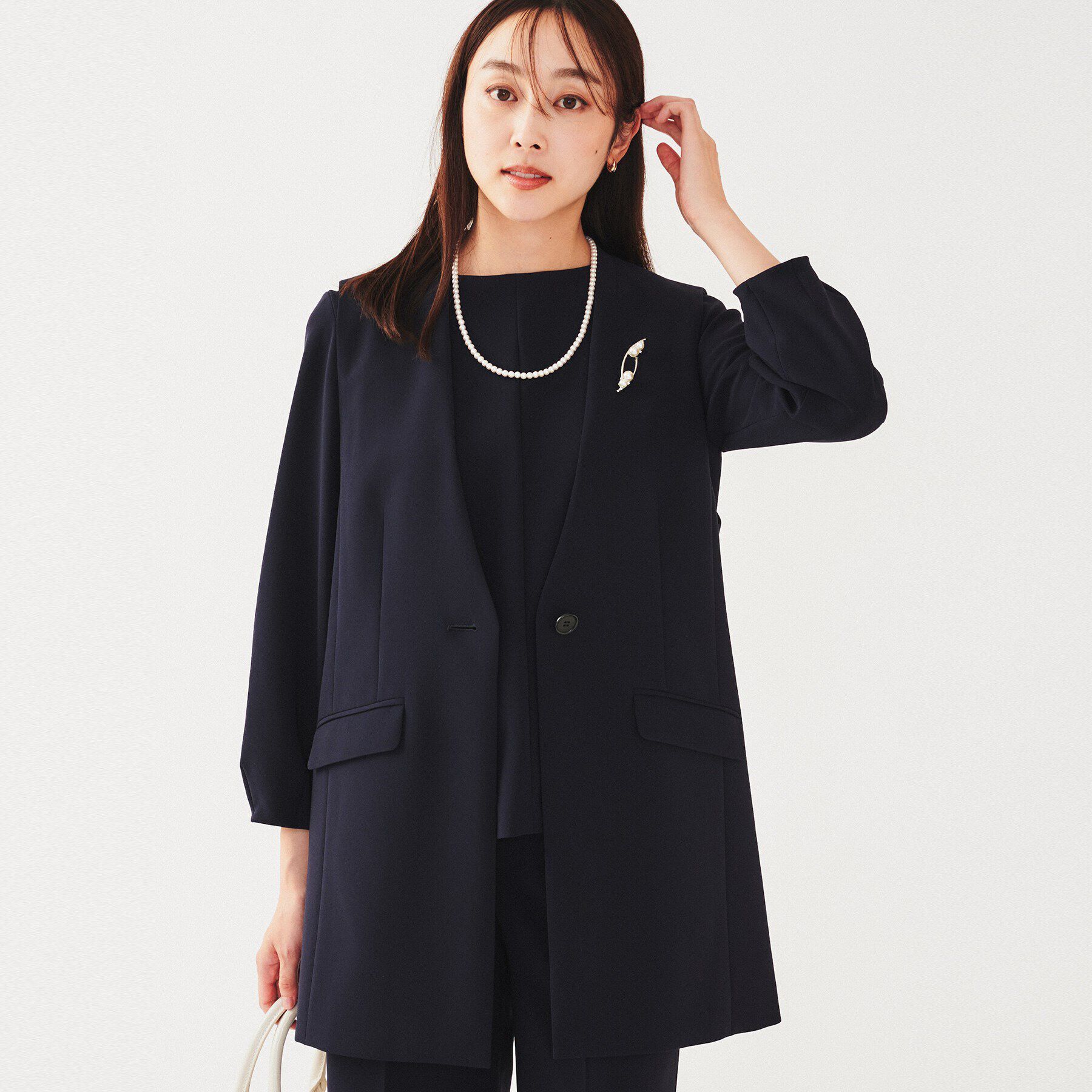 UNTITLED「【セットアップ可能】カラーレスジレ」|ベスト・ジレ|