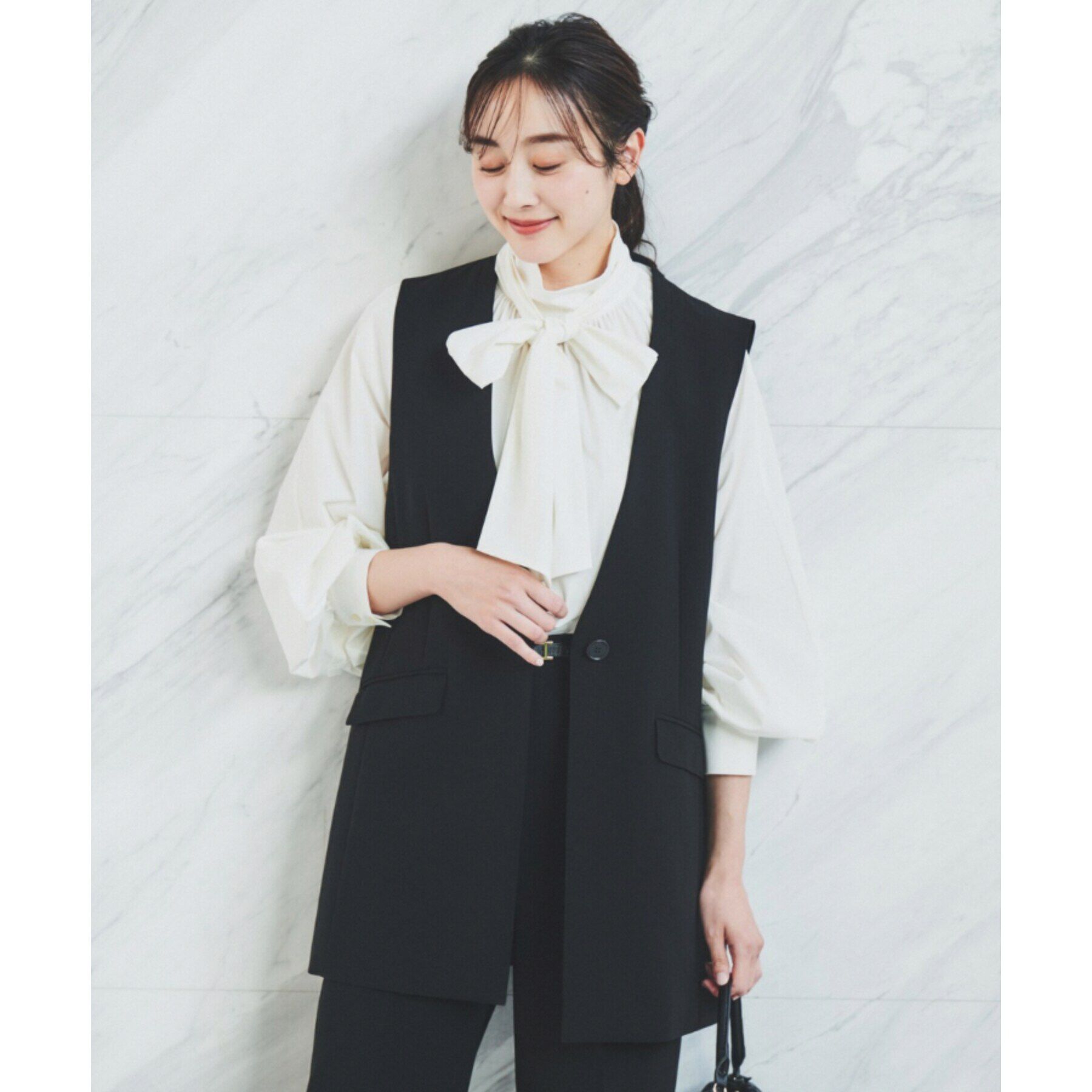 UNTITLED「【セットアップ可能】カラーレスジレ」|ベスト・ジレ|