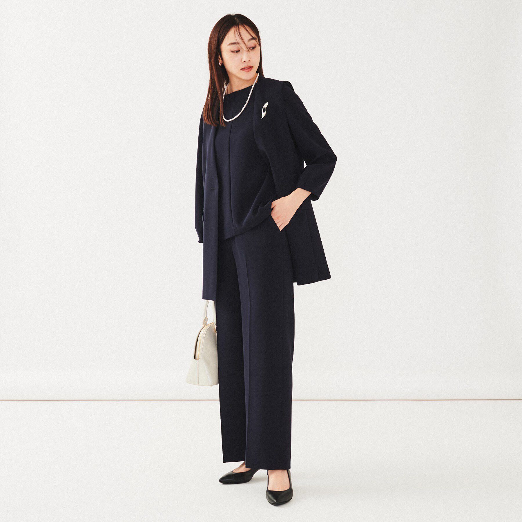 UNTITLED「【通勤スーツ】ワイドパンツ」|その他|