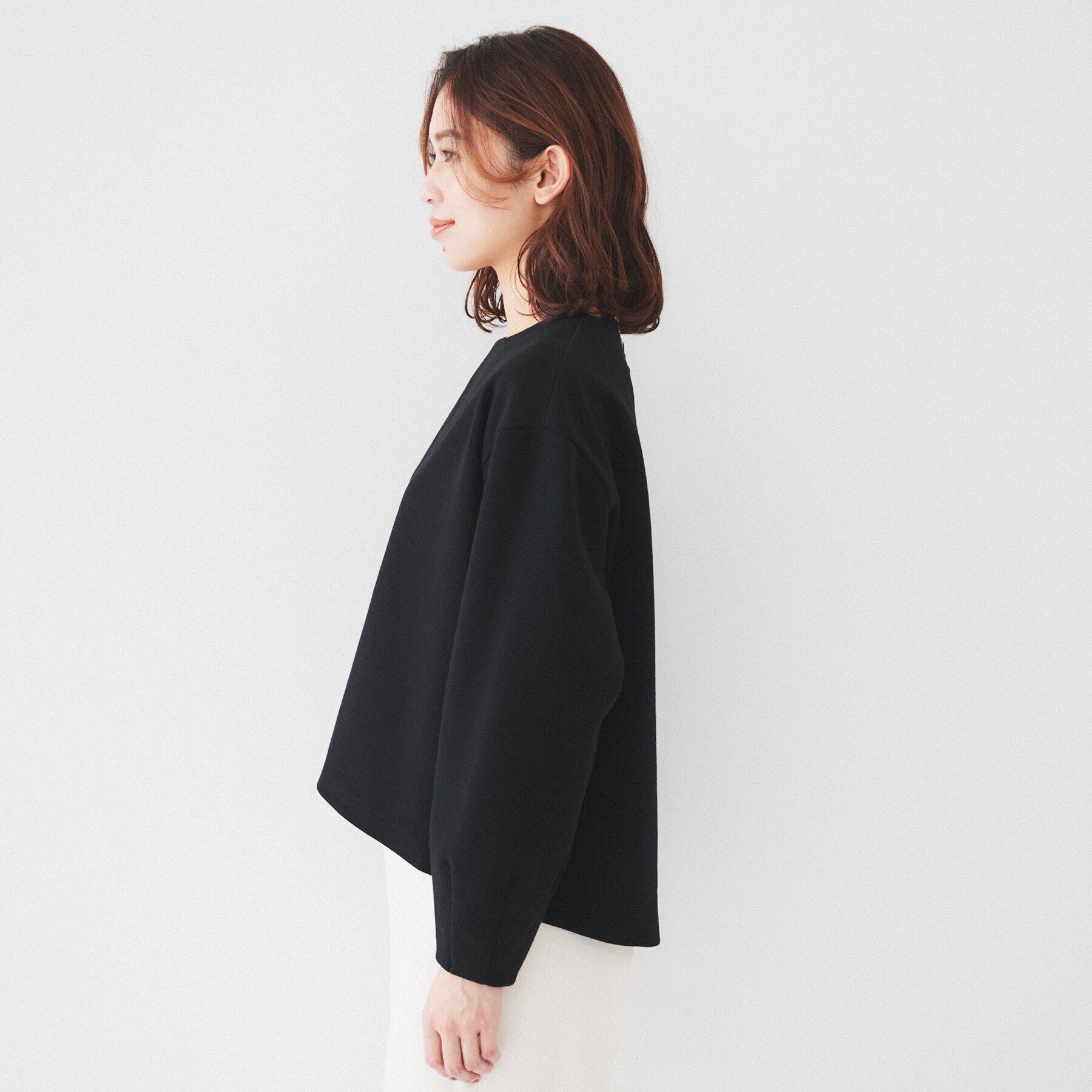 UNTITLED「【洗える/後ろファスナー】ダンボールプルオーバー」|Tシャツ・カットソー|