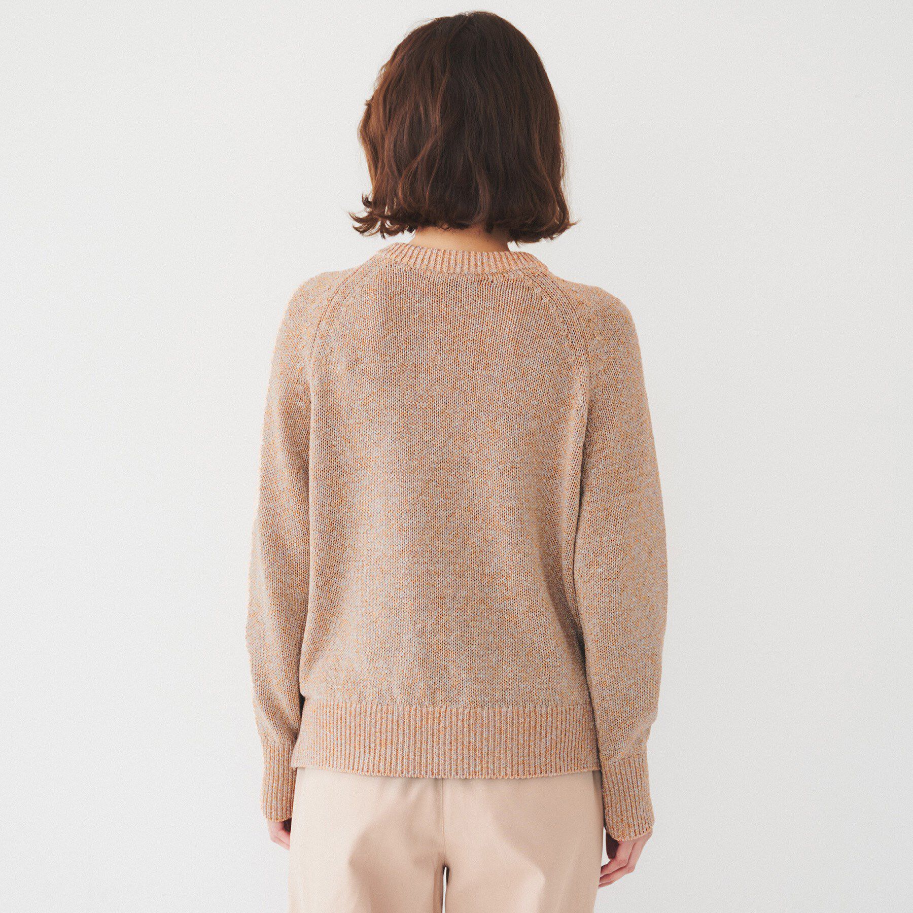 UNTITLED「【手洗い可/春夏素材】ミックスカラー プルオーバーニット」|ニット・セーター|