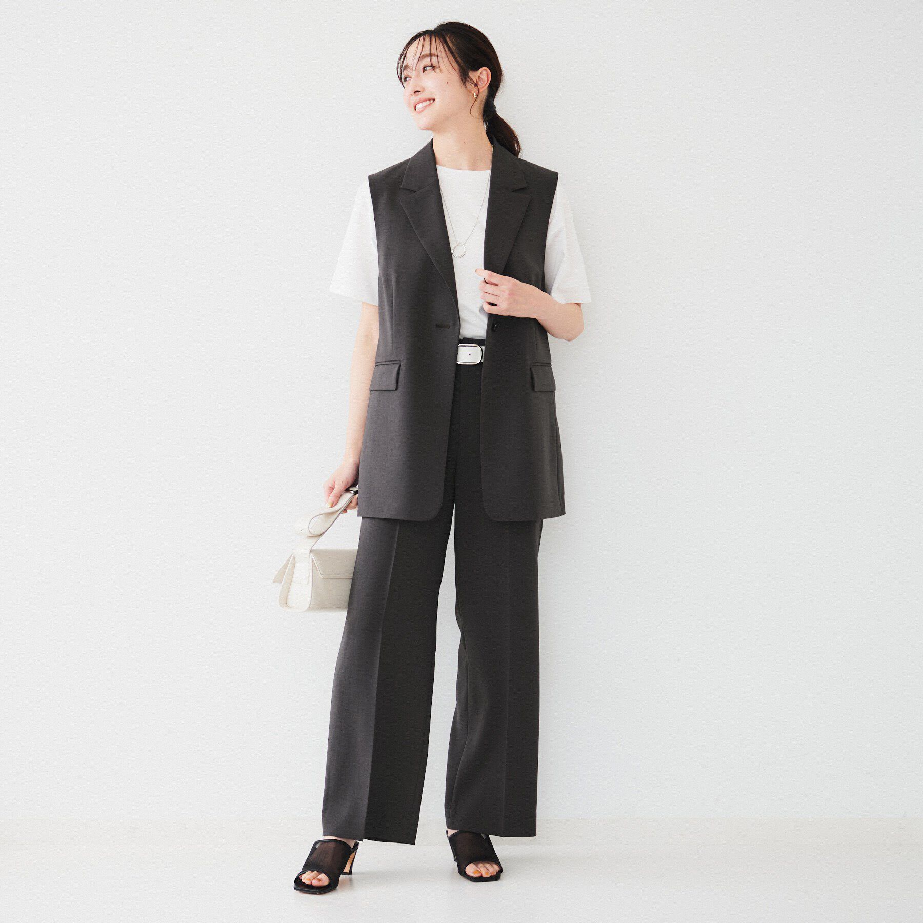 UNTITLED「【接触冷感/UV/セットアップ可能】ライトウェイト ワイドパンツ」|その他|