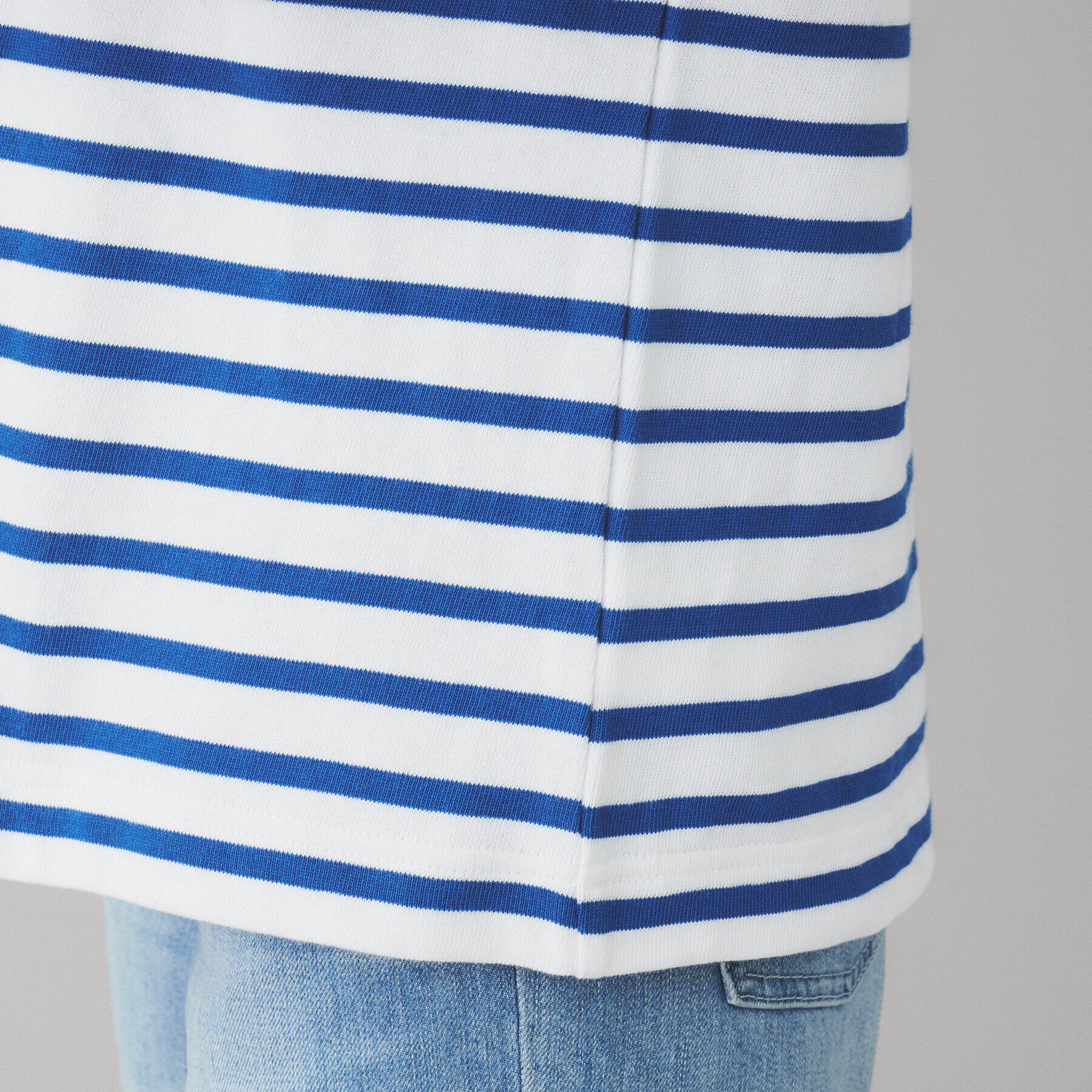 UNTITLED「【BLANC basque】バスクボーダー&times;刺繍プルオーバー」|Tシャツ・カットソー|